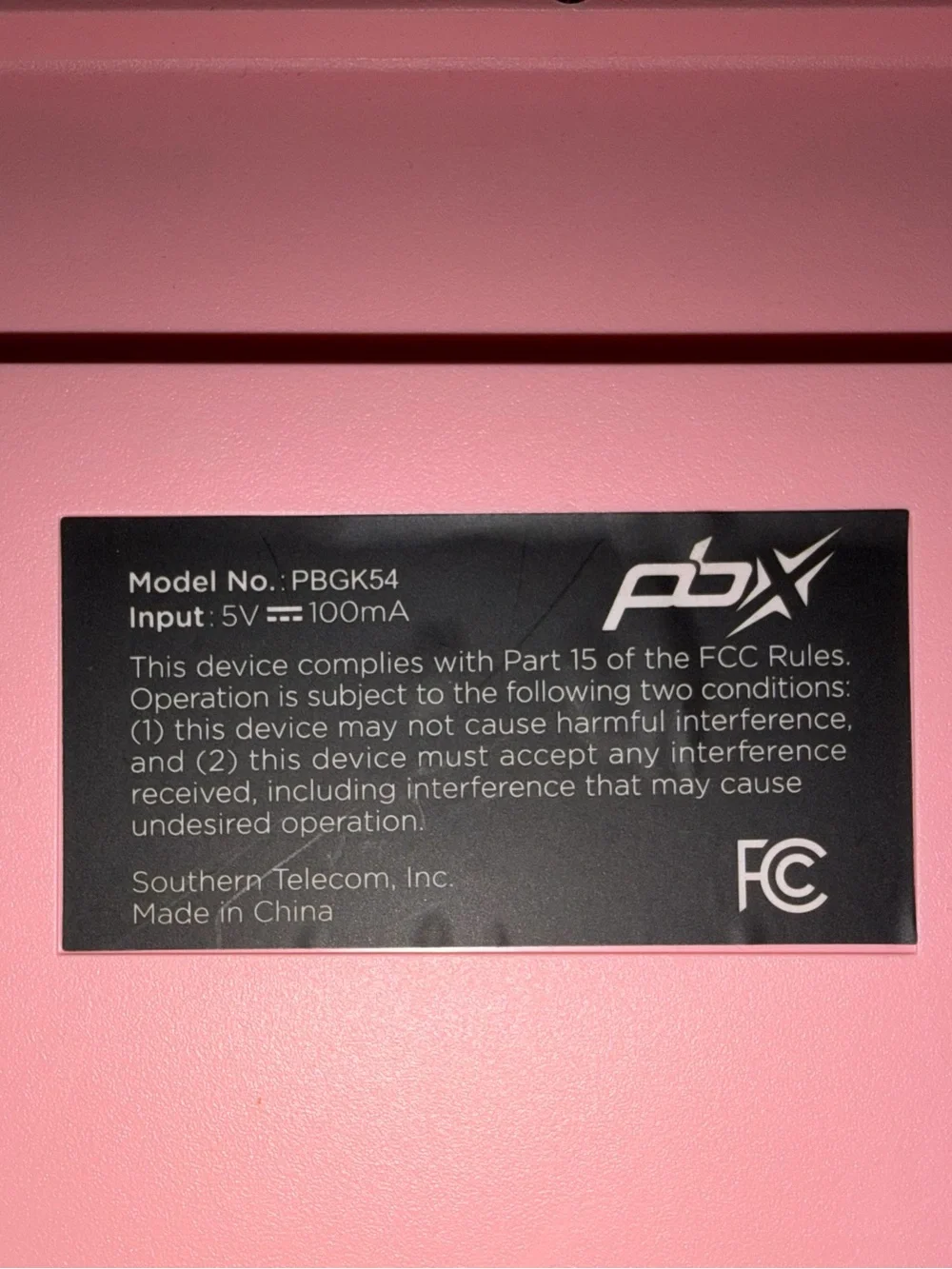💕 ⌨️ New PBX Pink Wired Gaming Keyboard & Mouse Set